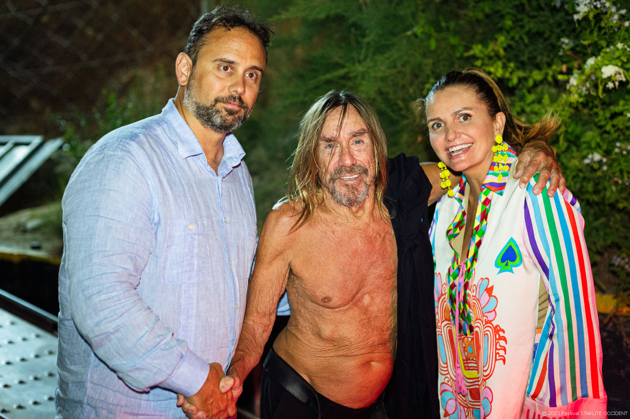 IGNACIO MALUQUER, IGGY POP & SANDRA GARCIA-SANJUAN EN STARLITE OCCIDENT 02.08.23 (1)